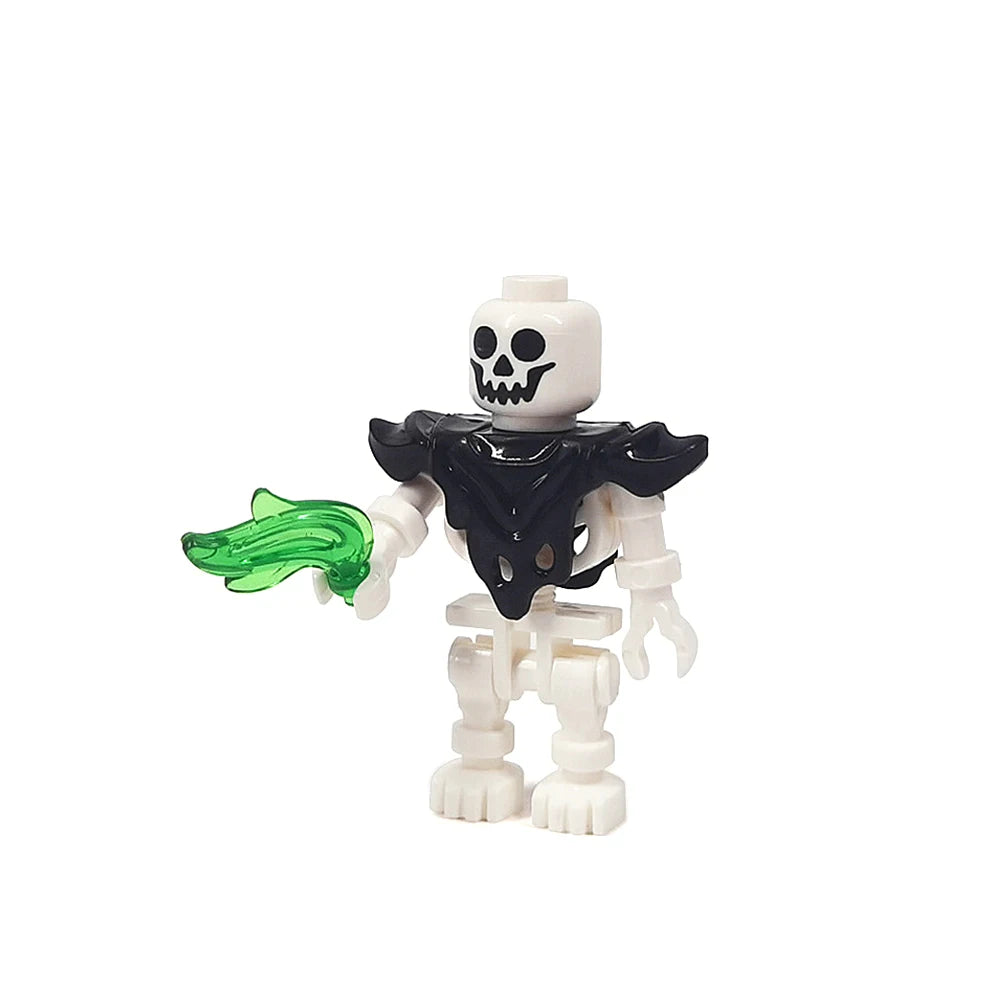MOC Halloween Skeleton Army Mini Figure Building Blocks – DIY Toy Character & Ornament