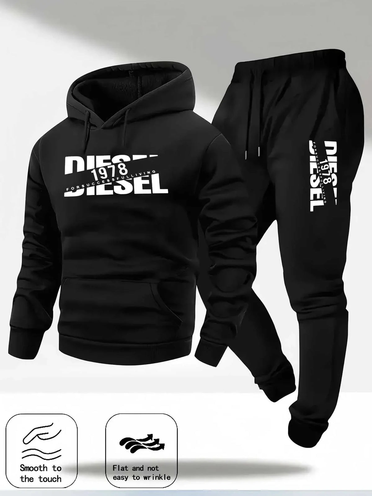 2025 popular autumn and winter new hooded sportswear sportswear fashion hooded sportswear casual sportswear and pants two in 