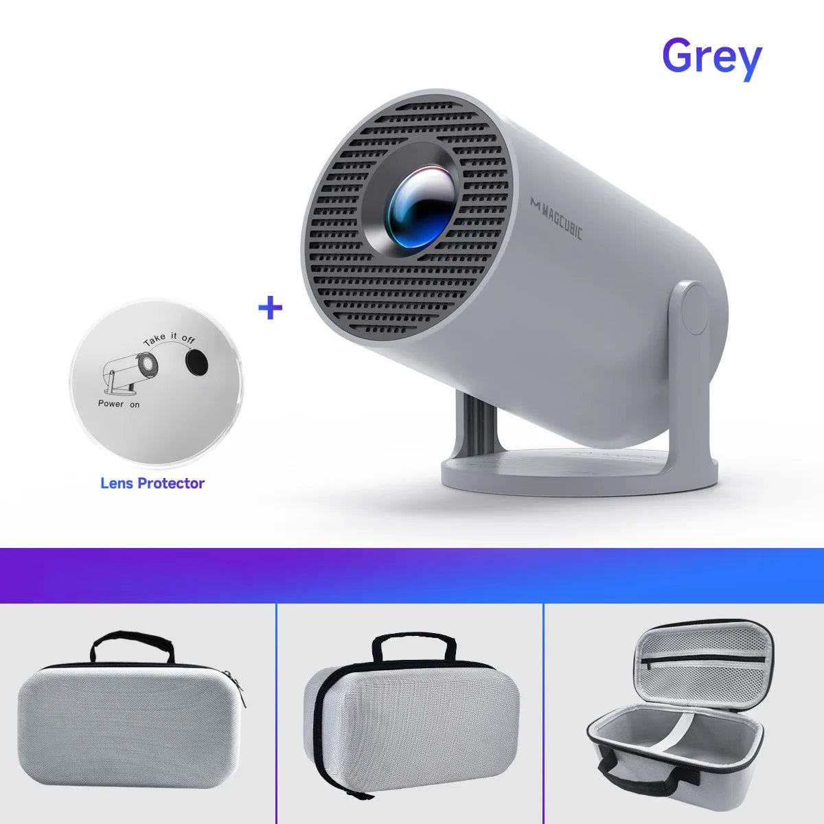 Magcubic HY300 Pro Mini Projector (1080P, Portable)
