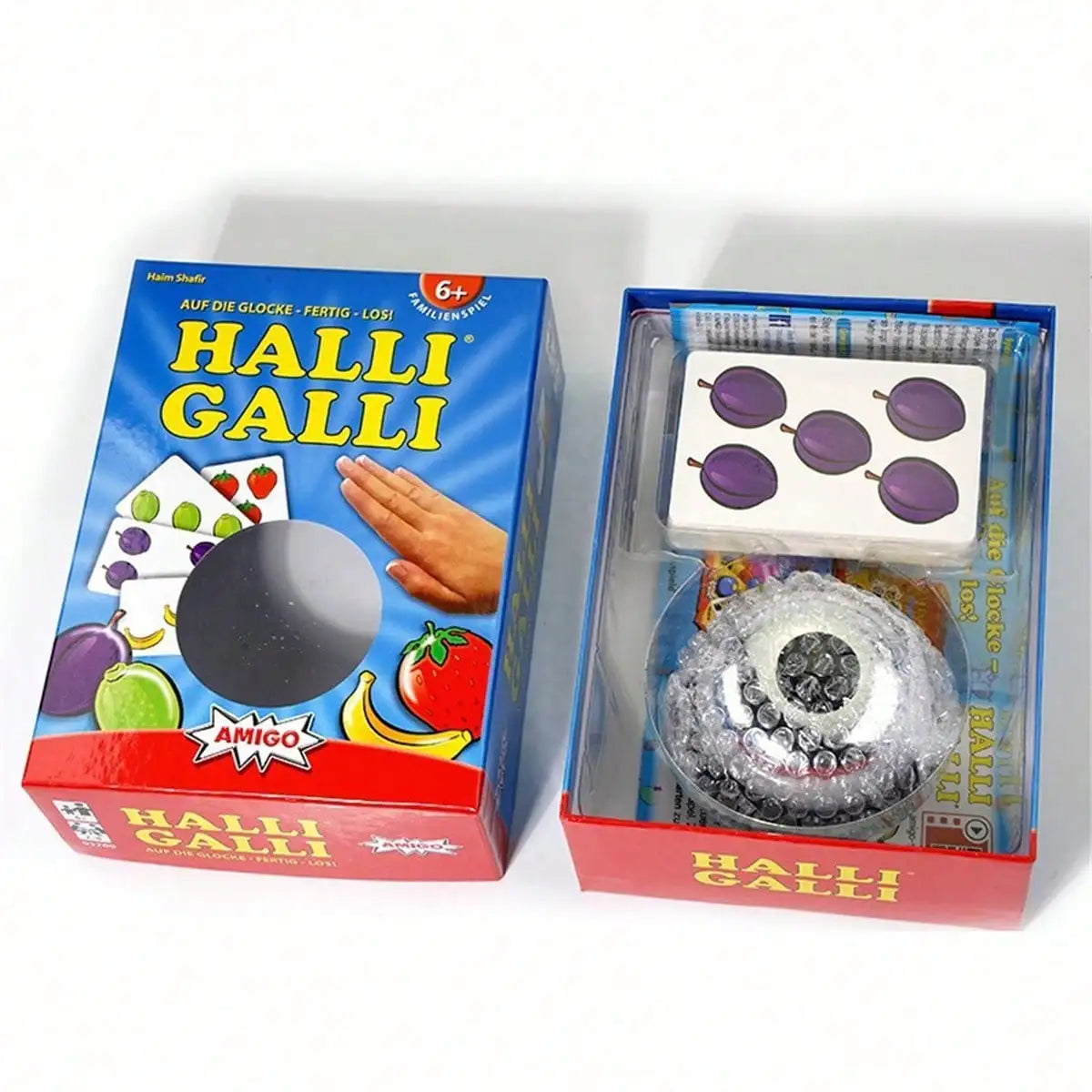 Halli Galli Family Card Game – Fast-Reaction Party Board Game for Halloween, Christmas & Thanksgiving