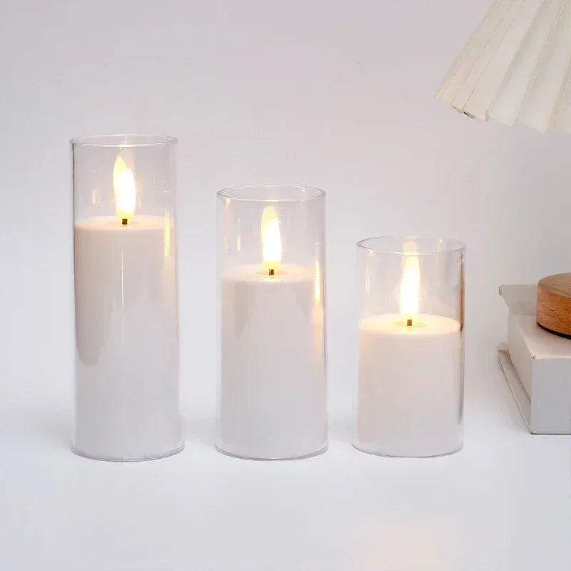 Flameless LED Candle Set with Remote & Timer