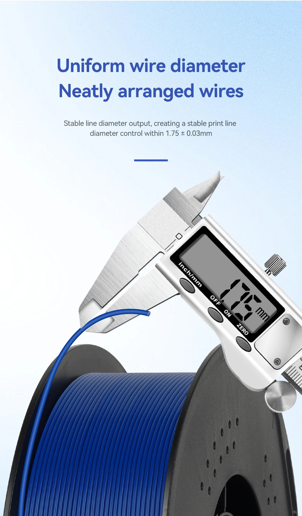 PETG 3D Printer Filament – 1.75mm, 10KG