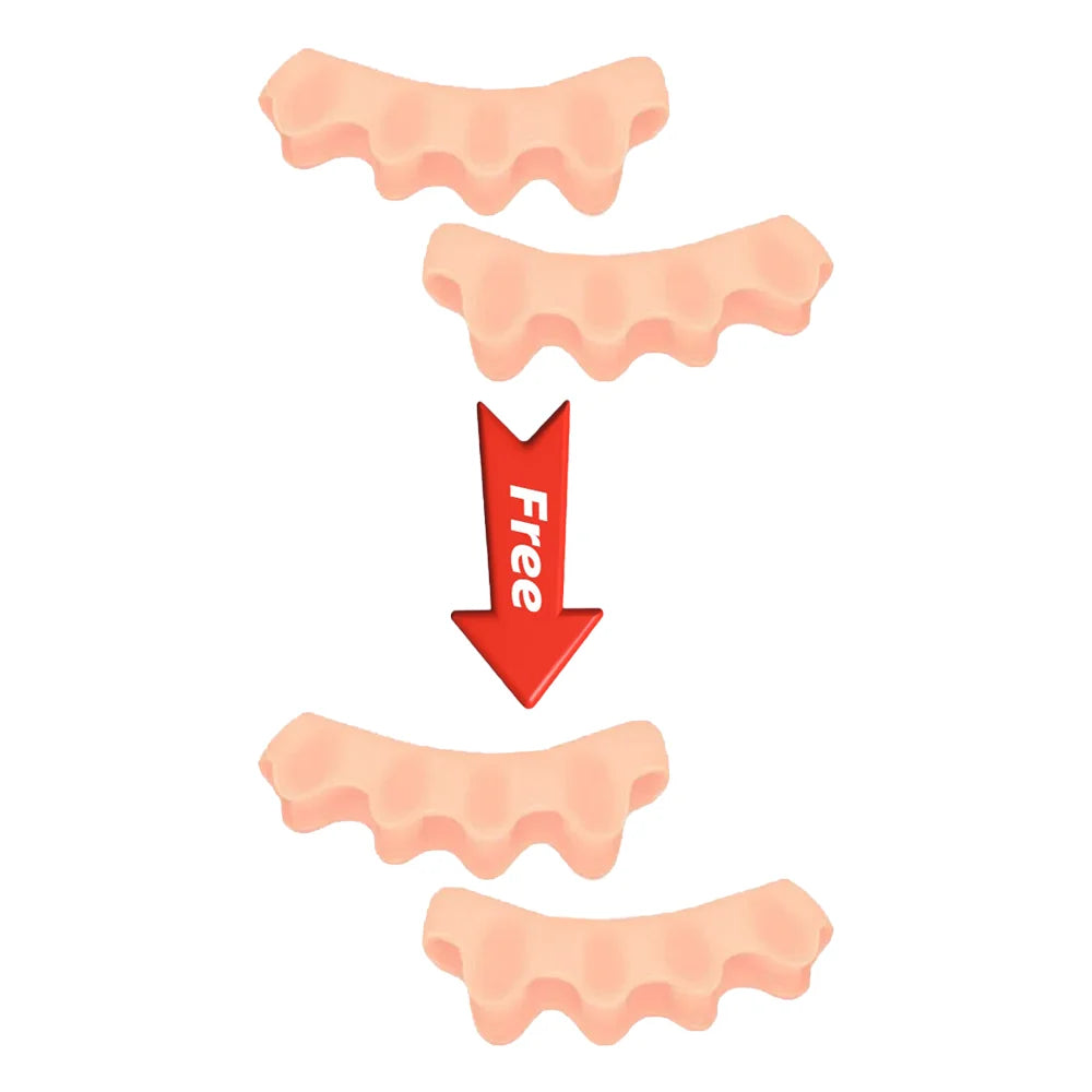 Soft Silicone Toe Separators – Gel Toe Spacers for Foot Relief