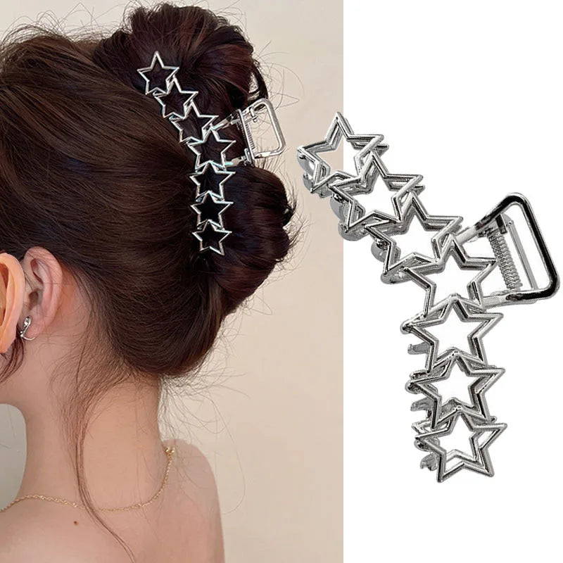 Gothic Spider Hair Claw Clips – Strong Hold Metal Shark Clamps for Halloween, Punk & Everyday Styling (24 Styles)