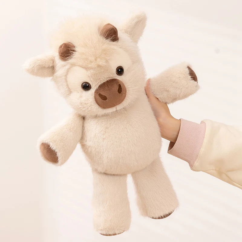 Highland Cattle Plush Toy – 40cm Soft Stuffed Cow Cuddly Animal for All Ages