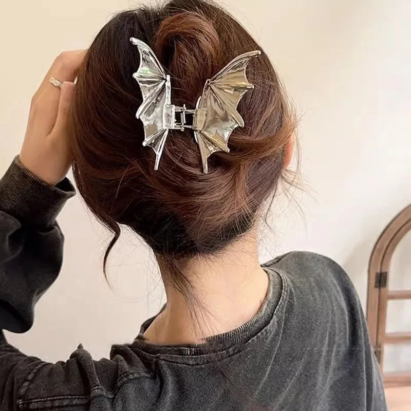 Gothic Spider Hair Claw Clips – Strong Hold Metal Shark Clamps for Halloween, Punk & Everyday Styling (24 Styles)