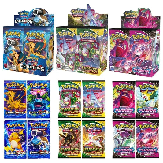 40/360Pcs Box Pokemon Card Scarlet & Violet Prismatic Evolutions English Booster Battle Carte Trading Collection Cards game c