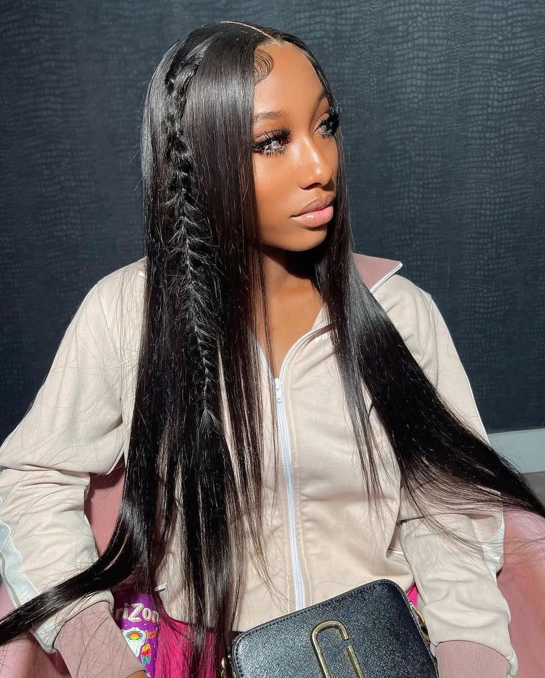 Bone Straight Lace Front Human Hair Wig