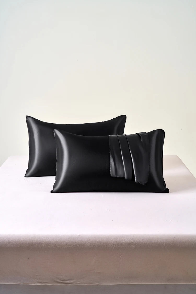 Cooling Satin Pillowcase Set - Smooth & Breathable (2-Pack)