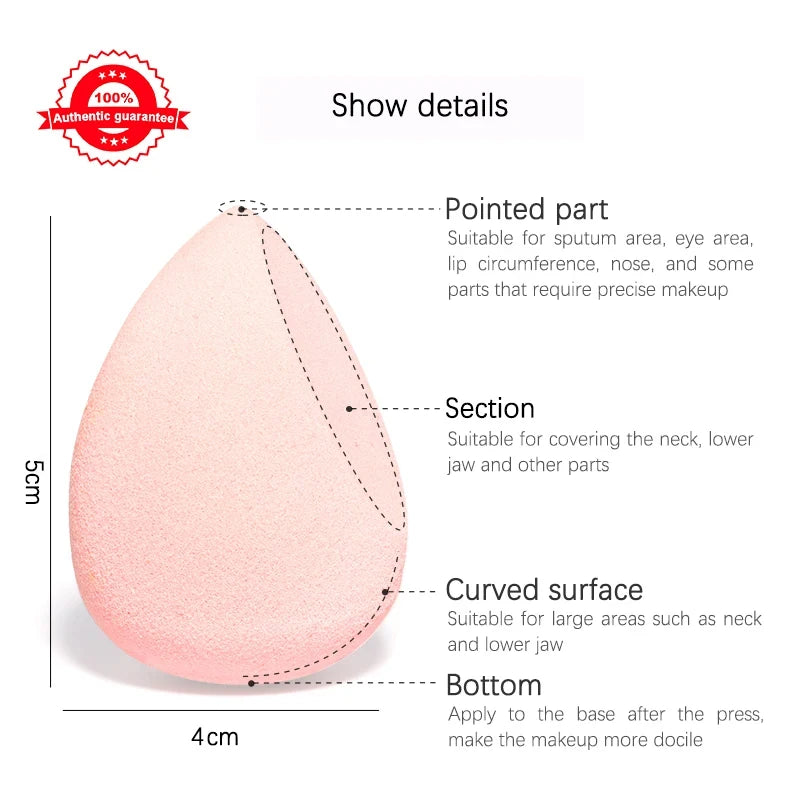 Makeup Sponge & Concealer Blender Set – 20, 5 & 1 Pack Options