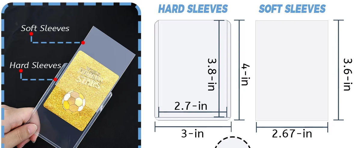 Trading Card Sleeves – Hard & Soft Protectors for Pokemon, Football & Game Cards