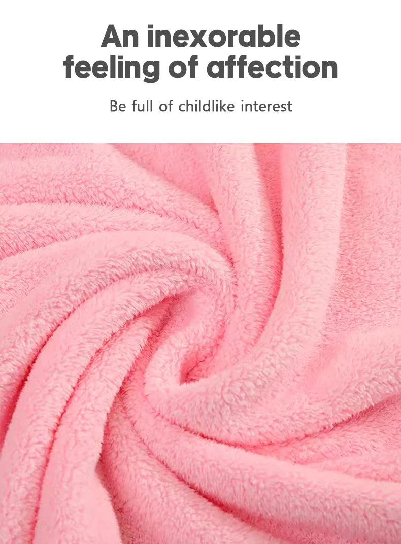 Soft Baby Bath Towel & Swaddle Wrap - Absorbent Newborn Blanket
