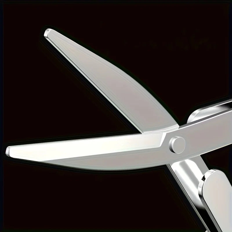 Folding Retractable Stainless Steel Scissors – Portable Travel & Everyday Craft Scissors in Rose Gold, Silver, Gold or Black