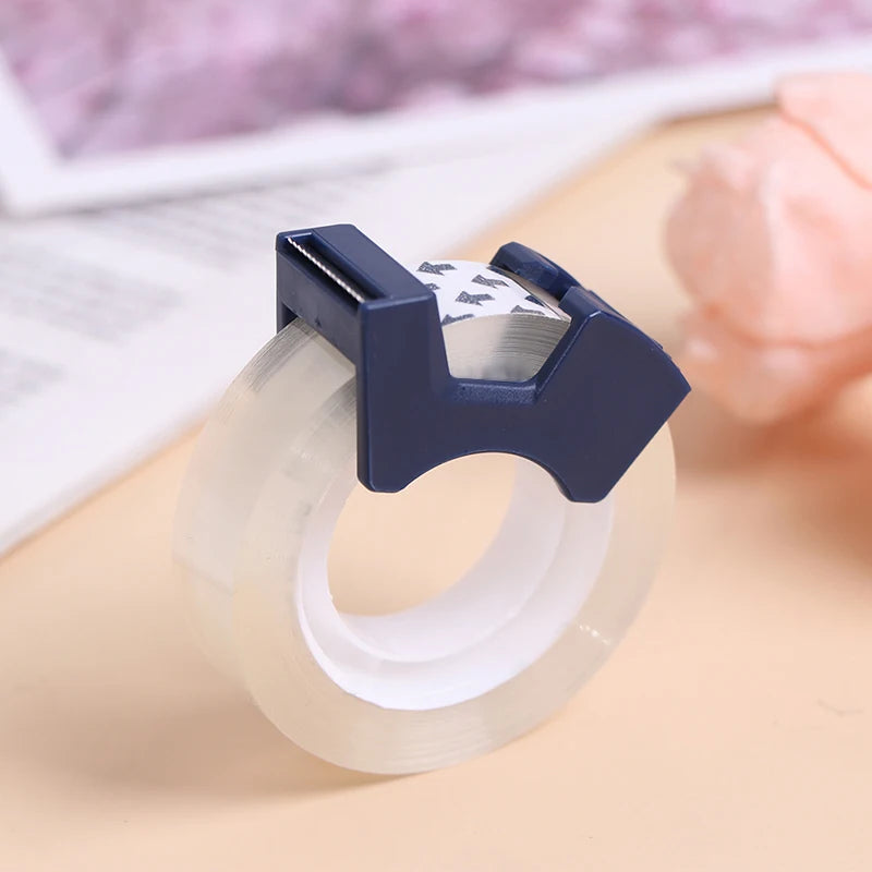 Plastic Correction Tape Dispenser with Built-In Cutter – Writable Invisible Adhesive Tape for School, Office & Stationery (Colour May Vary)