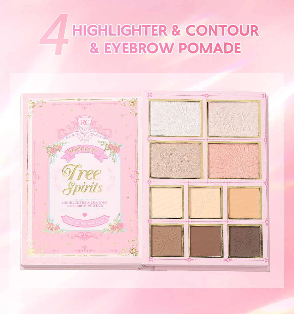 5-Layer All-in-One Makeup Book Palette – Complete Face & Eye Kit