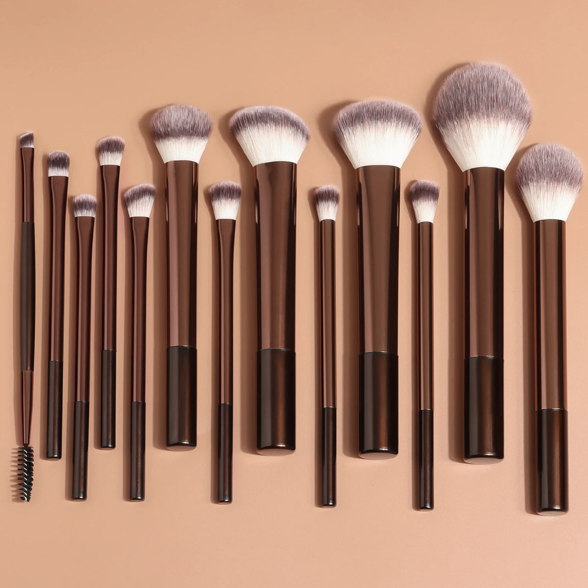 13-Piece Makeup Brush Set – Foundation, Concealer, Powder, Eyeshadow & Blush