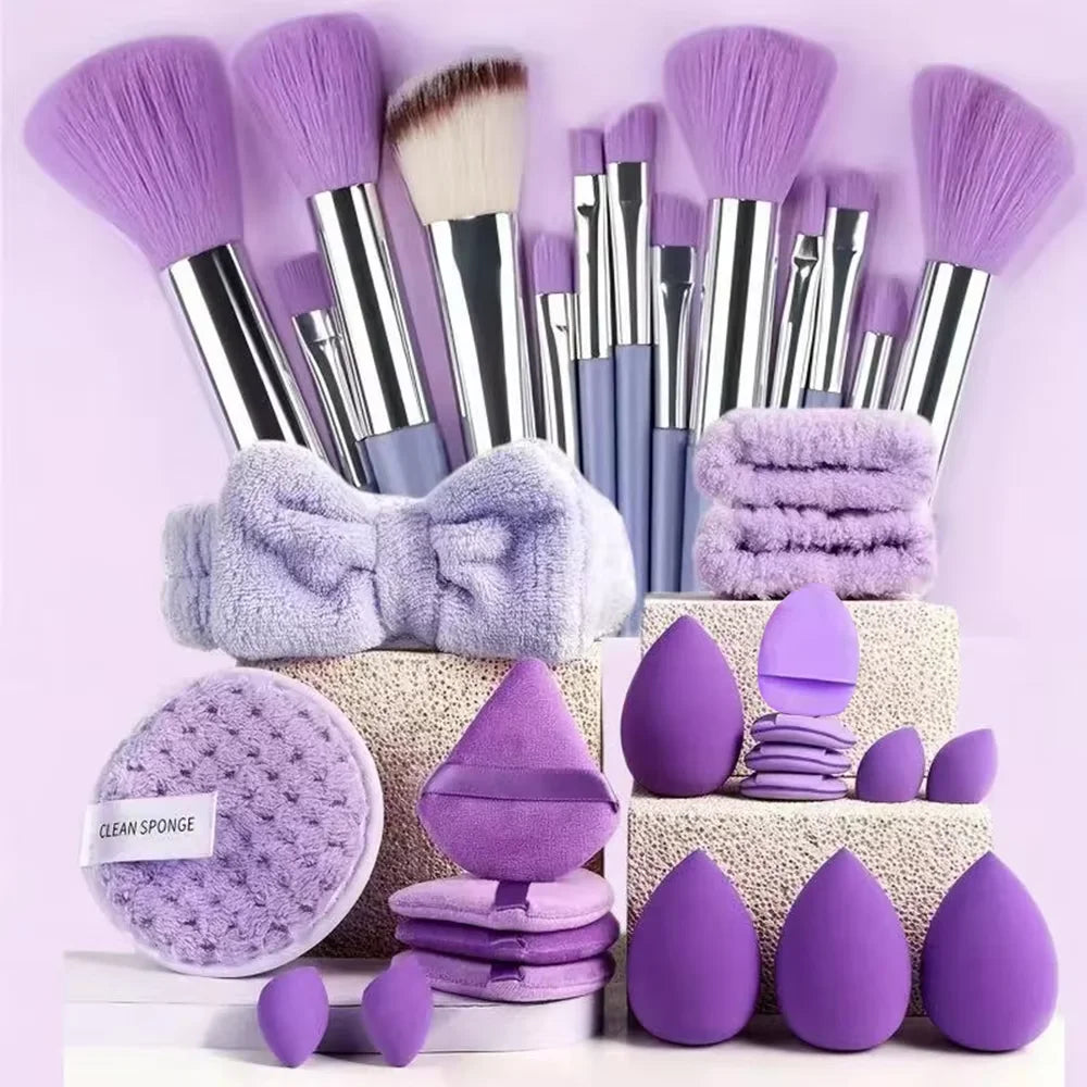 Professional Makeup Brush Set – 13/33 Pc