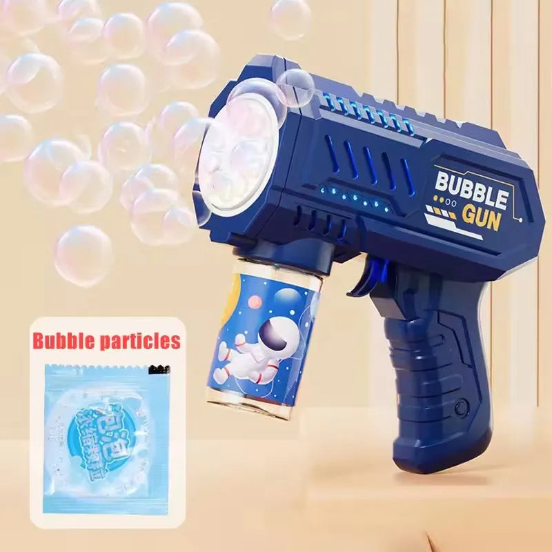 Automatic Rocket Bubble Gun for Kids