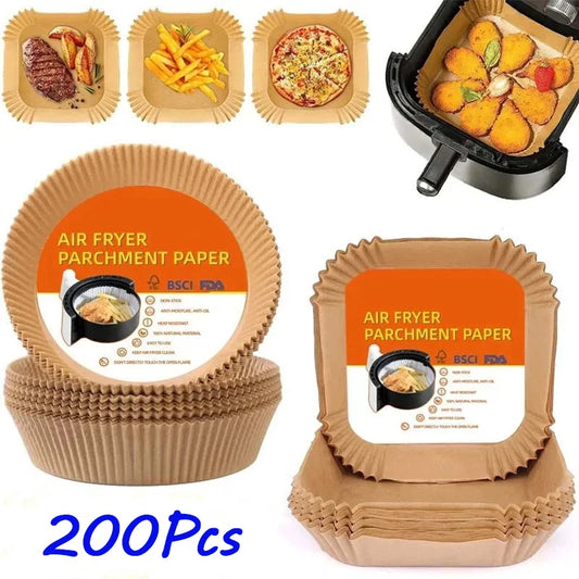 Air Fryer Parchment Paper Liners – Non-Stick Baking Sheets
