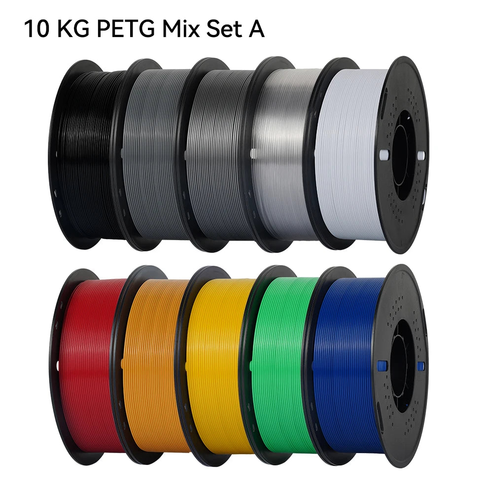 PETG 3D Printer Filament – 1.75mm, 10KG
