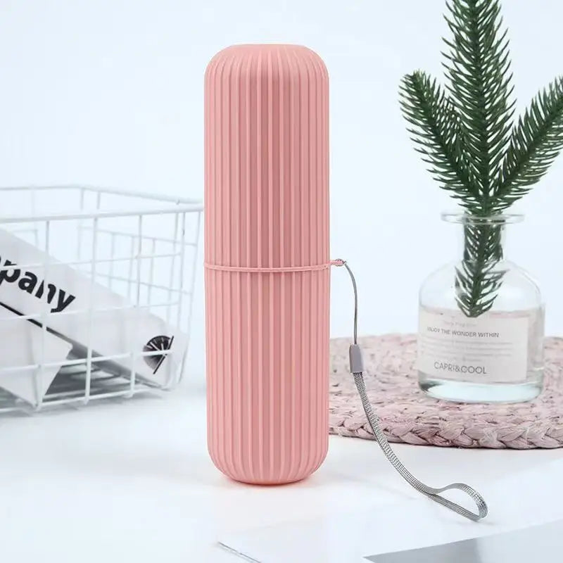 Portable Toothpaste Toothbrush Protect Holder Case Travel Camping Storage Box Organizer Travel Toiletries Storage Cup New Cre