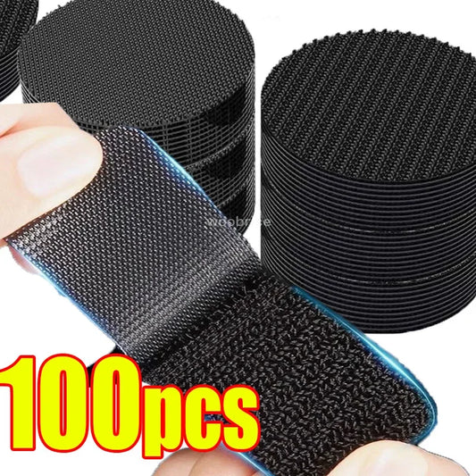 Super Strong Double-Sided Adhesive Tape – Hook & Loop Fastener for Home, Car & Crafts
