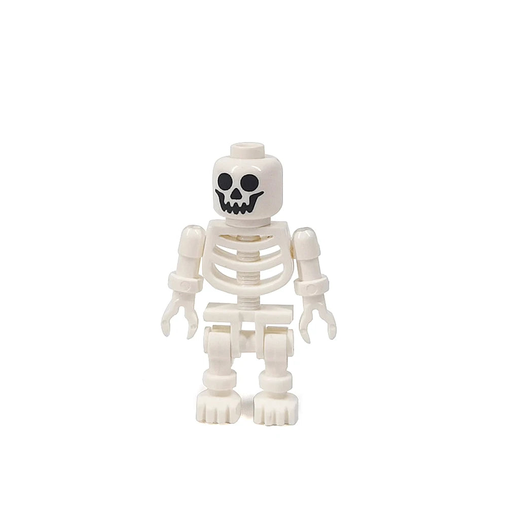 MOC Halloween Skeleton Army Mini Figure Building Blocks – DIY Toy Character & Ornament