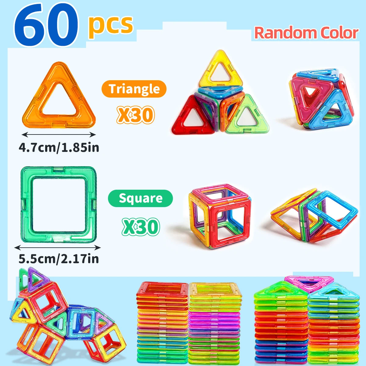 Magnetic Building Blocks – Medium STEM