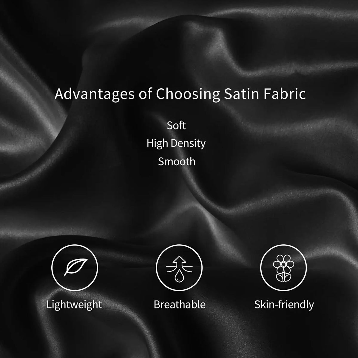 Satin Silk Pillowcase 2-Pack – Soft
