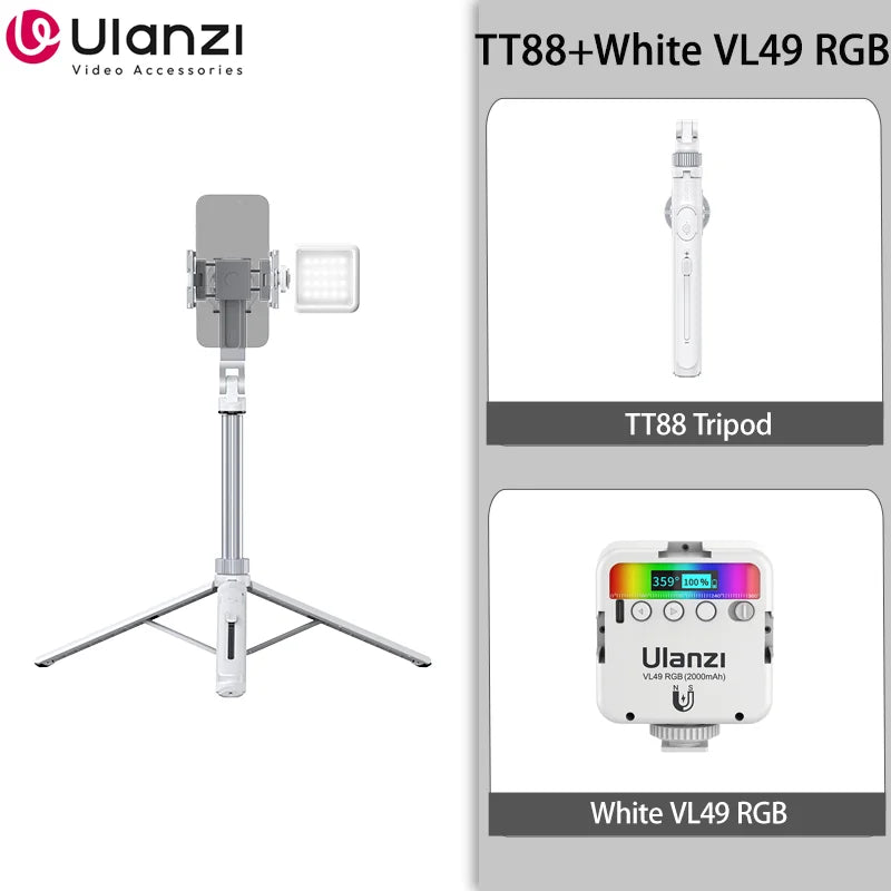 Overhead Phone Tripod with Remote