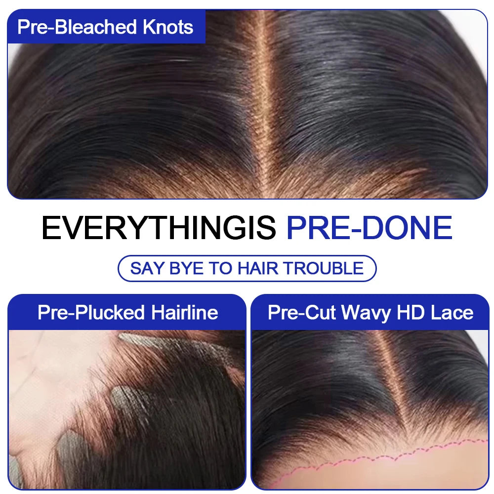 Bone Straight Lace Front Human Hair Wig
