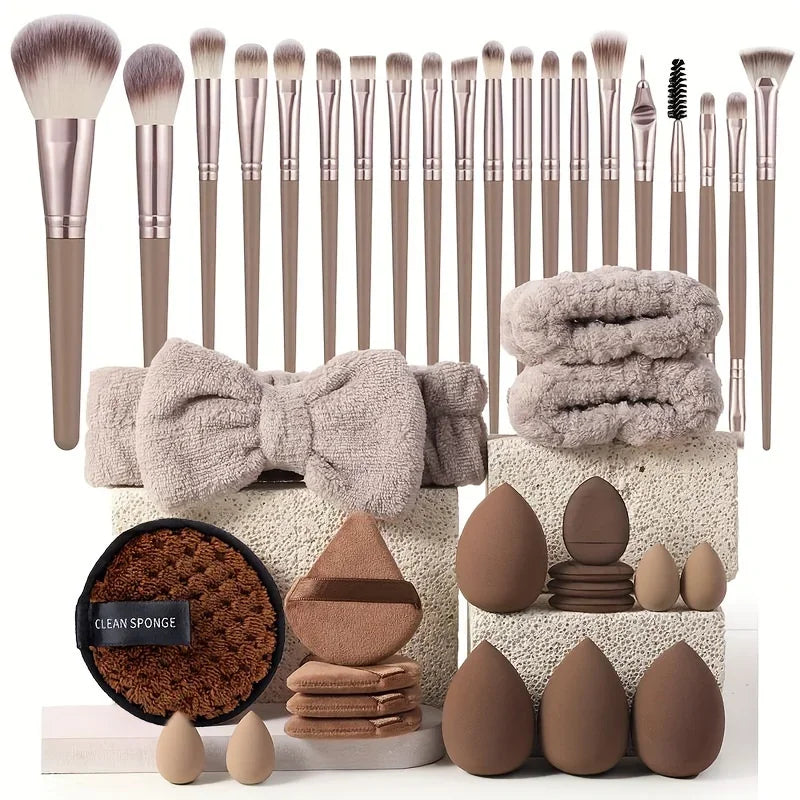 Professional Makeup Brush Set – 13/33 Pc