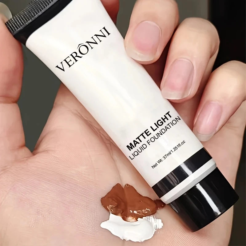 VERONNI Pure White Face & Body Paint Foundation – Halloween Clown, Ghost & Cosplay Costume Makeup Adjuster (37ml, All Skin Types)