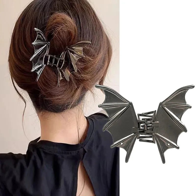 Gothic Spider Hair Claw Clips – Strong Hold Metal Shark Clamps for Halloween, Punk & Everyday Styling (24 Styles)