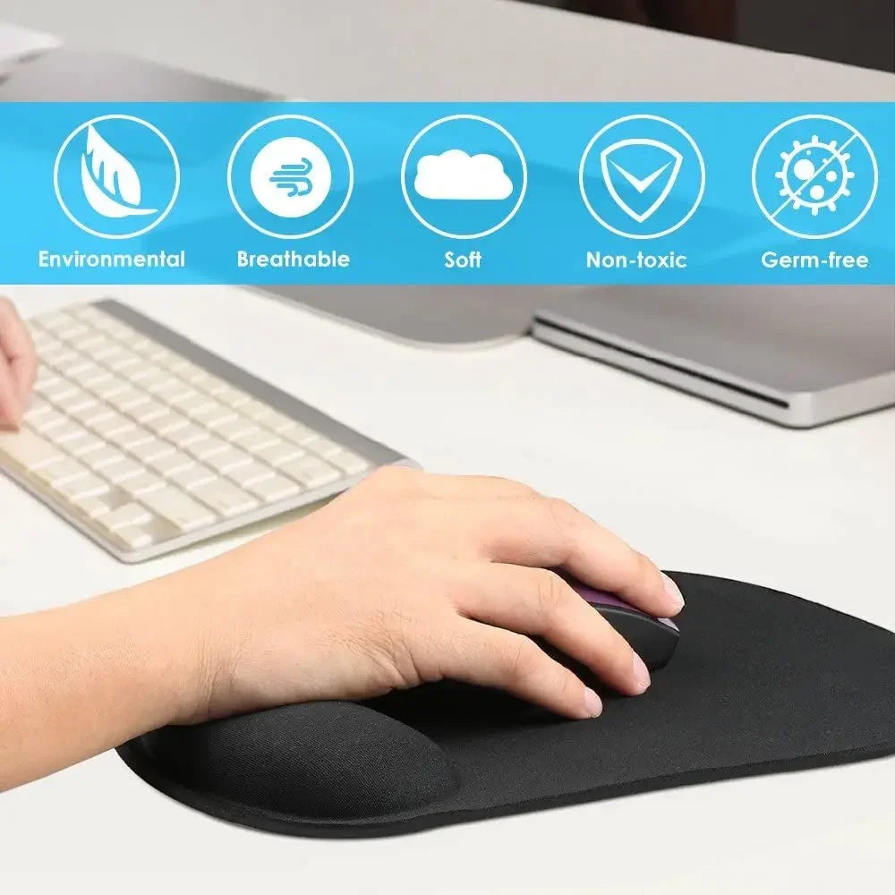 Memory Foam Wrist Rest Mouse Pad