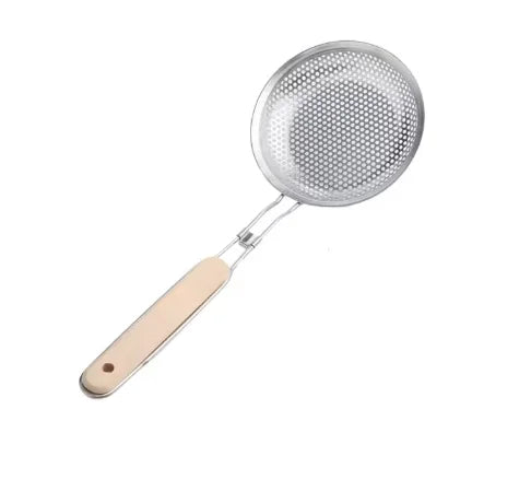Stainless Steel Egg Beater & Skimmer Spoon Set