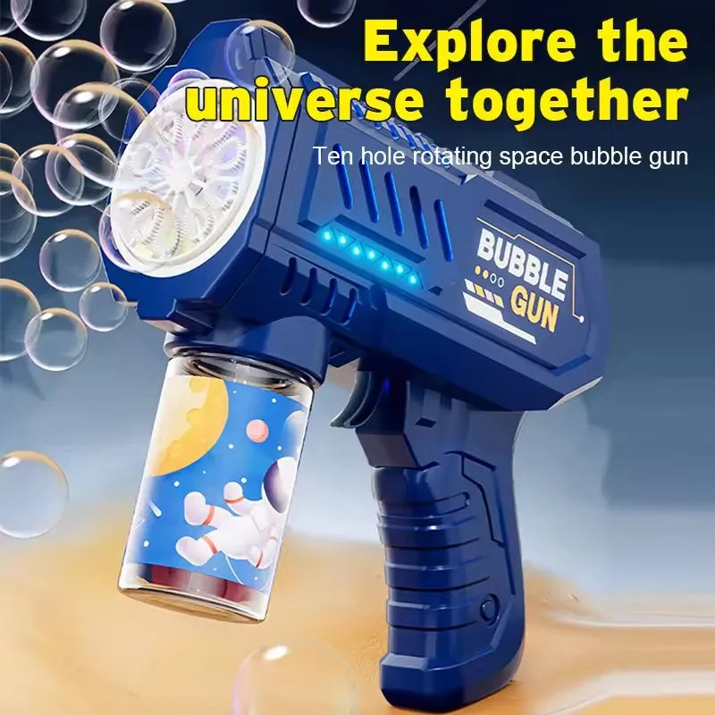 Rocket Bubble Gun – Fully Automatic Bubble Blaster for Kids & Outdoor Play