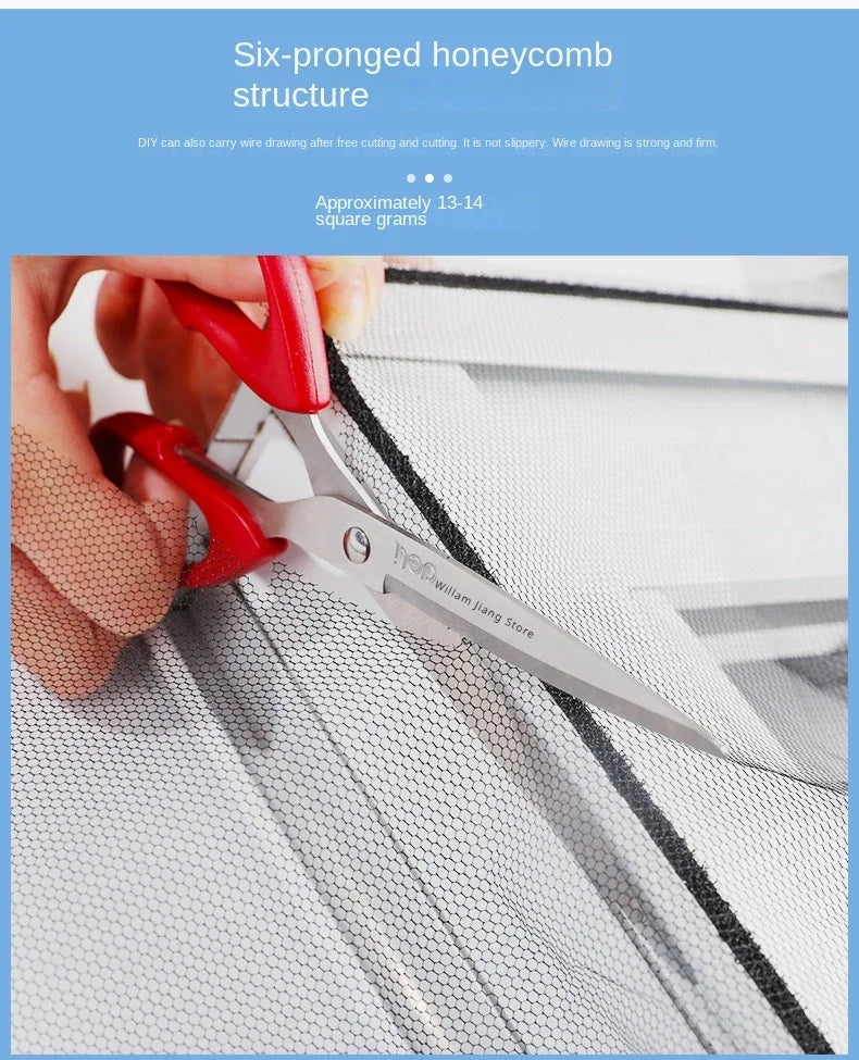 DIY Self-Adhesive Mosquito Net Screen for Windows & Doors