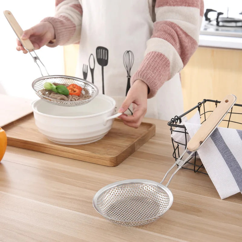 Stainless Steel Egg Beater & Skimmer Spoon Set