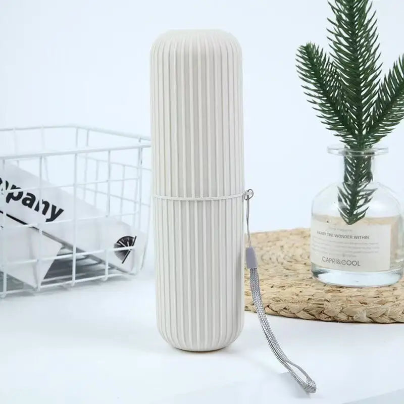 Portable Toothpaste Toothbrush Protect Holder Case Travel Camping Storage Box Organizer Travel Toiletries Storage Cup New Creat
