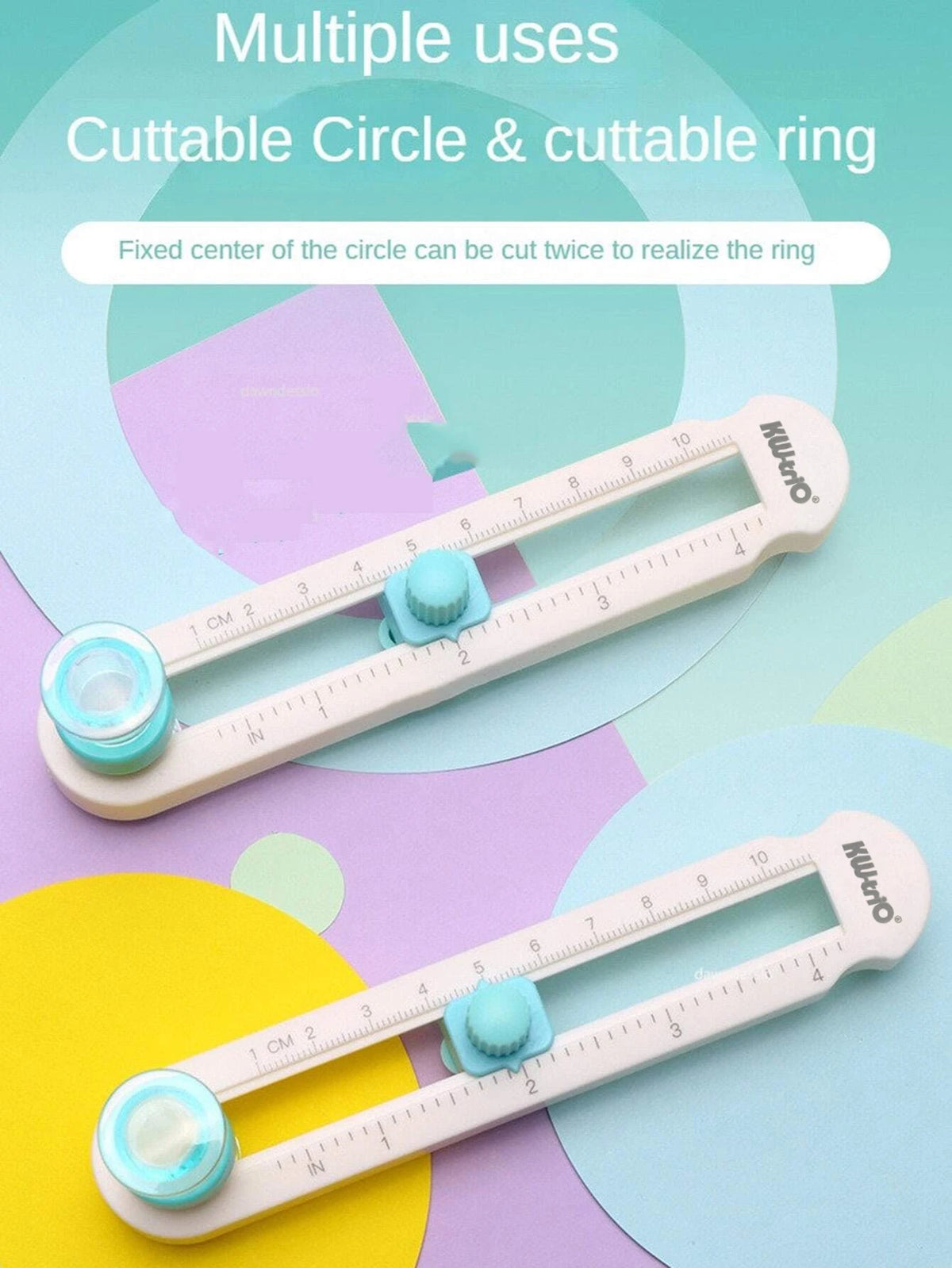 360° Rotary Compass Circle Cutter Knife – Precision Circle-Cutting Tool for Bookbinding, Scrapbooking & DIY Craft