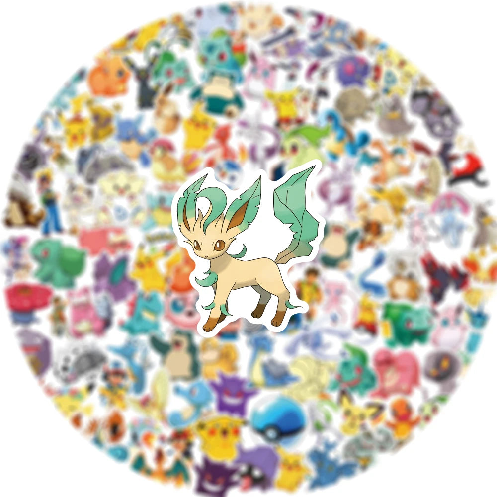 Pokémon Anime Sticker Pack – Kawaii