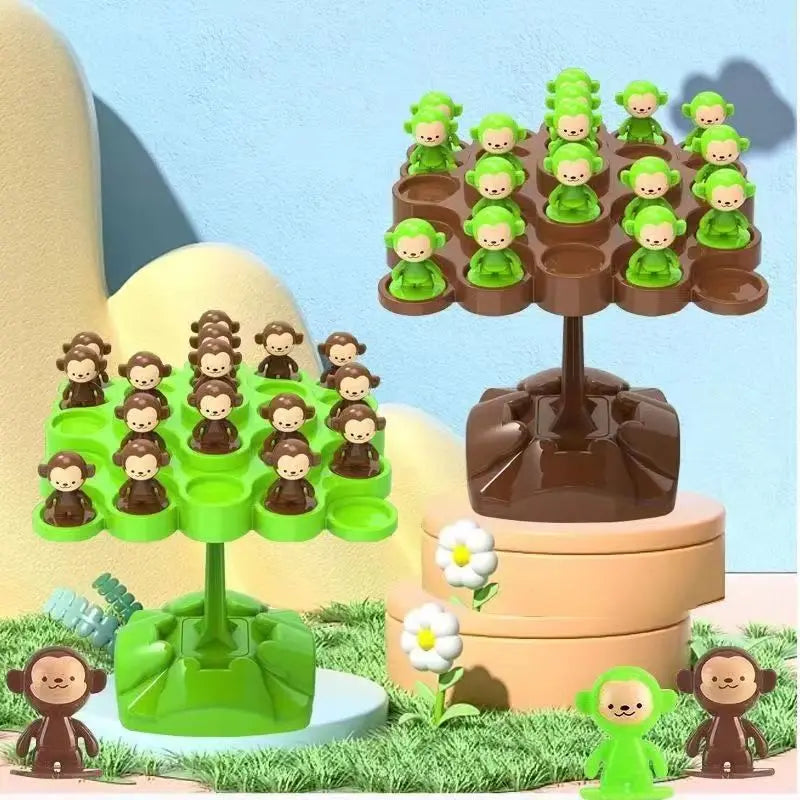 Monkey Balance Tree Game – Kids Balance & Logic Board Game for Ages 3–12