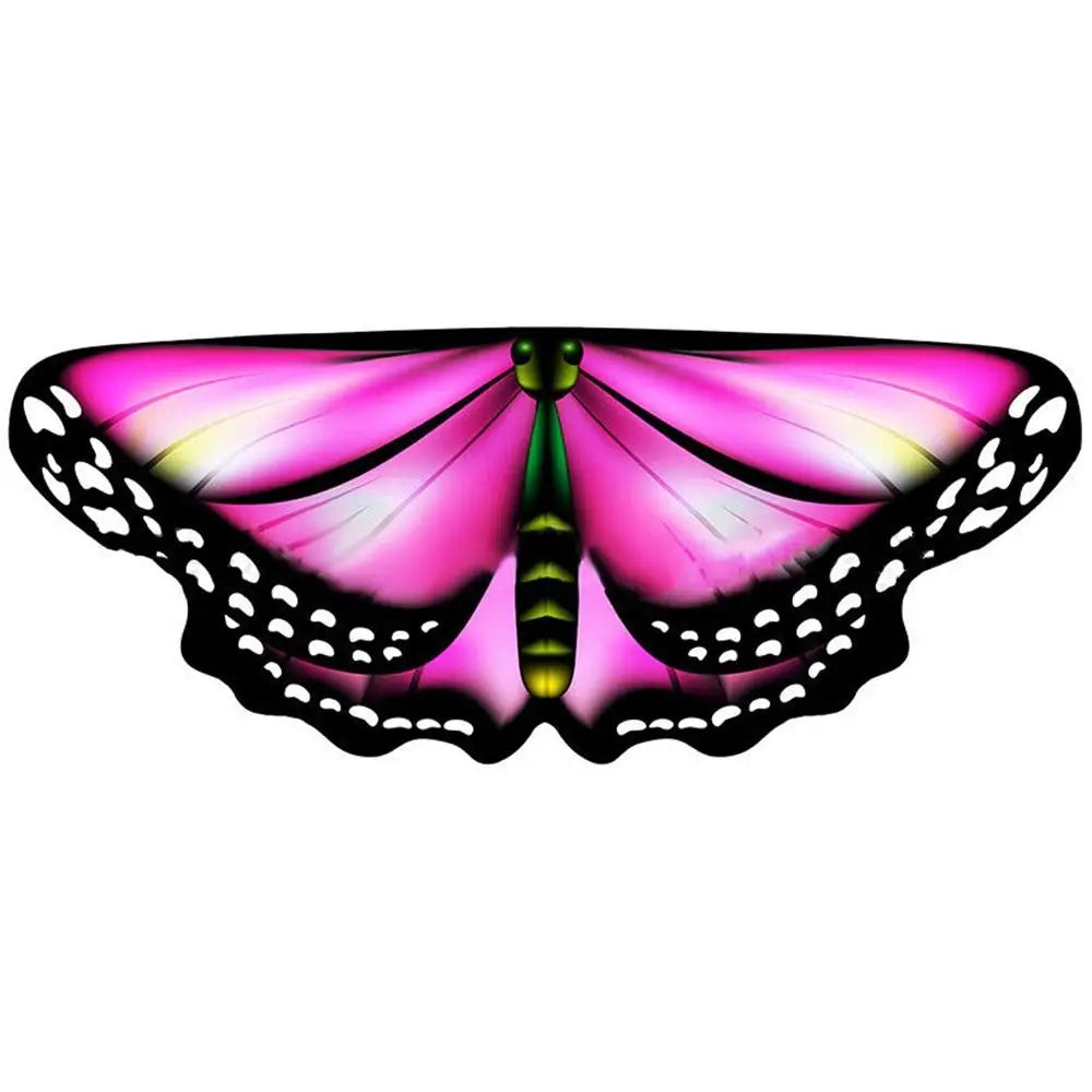 Kids Butterfly & Angel Wings Shawl Cape – Fairy Elf Costume for Halloween, Cosplay, Dance & Stage Performance (Multiple Colors)
