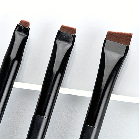 3-Piece Blade Eyeliner Brush Set – Precision Eye Makeup Brushes