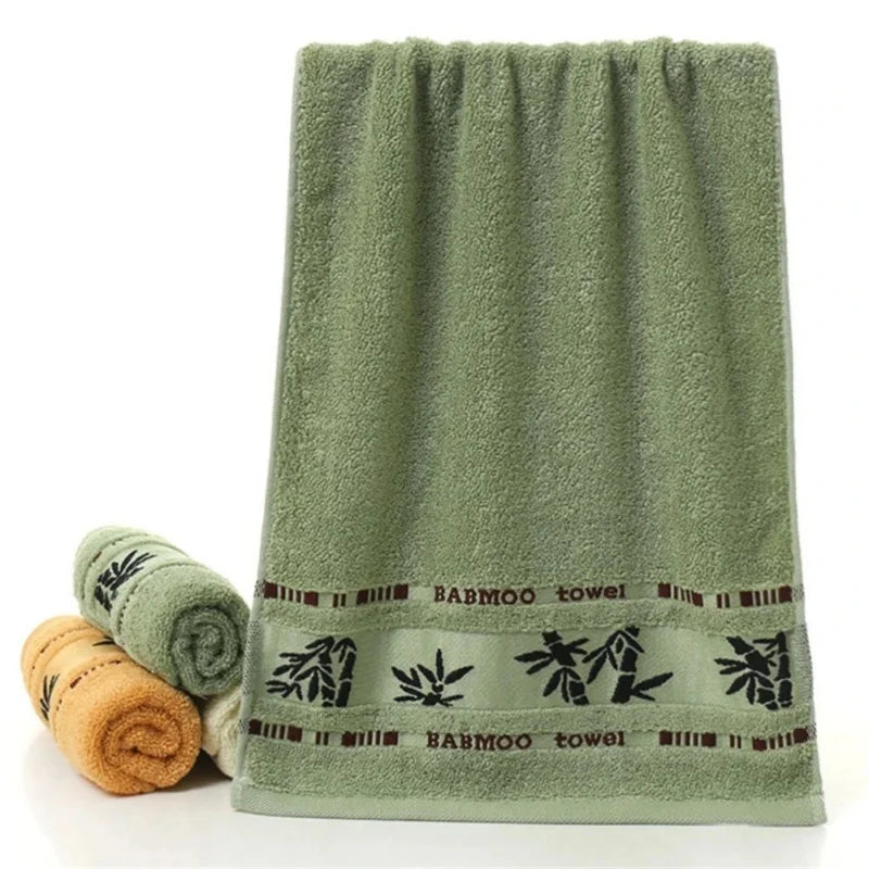 Soft Bamboo Fiber Hand Towels - Quick-Dry (1/2/4 Pack)
