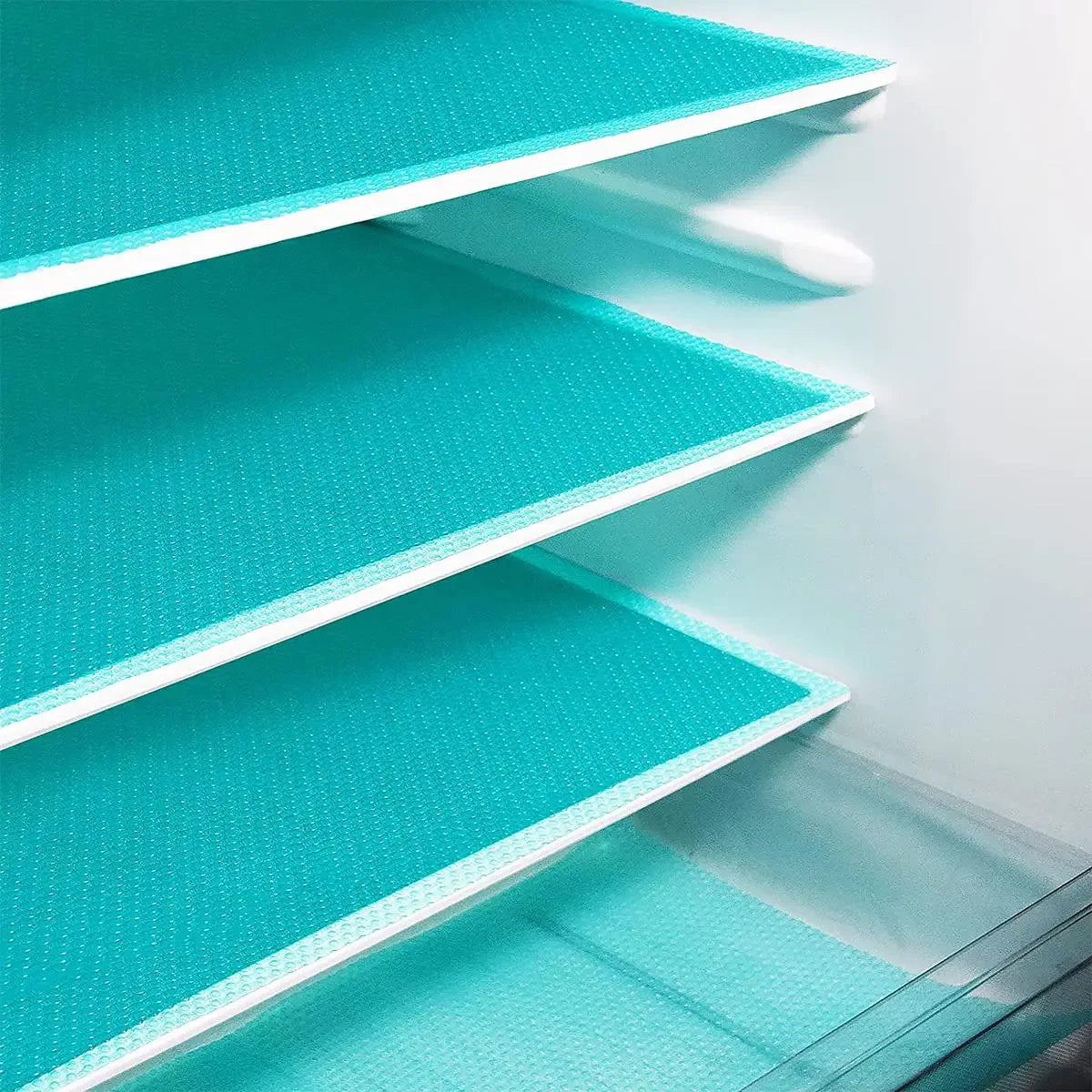 4PCS EVA Waterproof Refrigerator Liner Mat Washable Mildew Kitchen Pad Anti-oil Cabinet Drawer Placemat Heat-insulat Fridge M