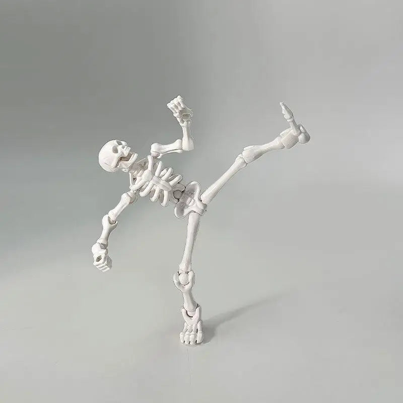 DIY Snap-Together Mini Poseable Skeleton Figurines – Halloween Craft & Haunted House Decor (3 Styles, Ages 14+)