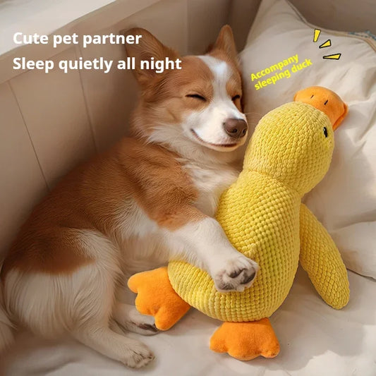 Squeaky Plush Duck Dog Toy – Soft & Durable for Small to Medium Dogs