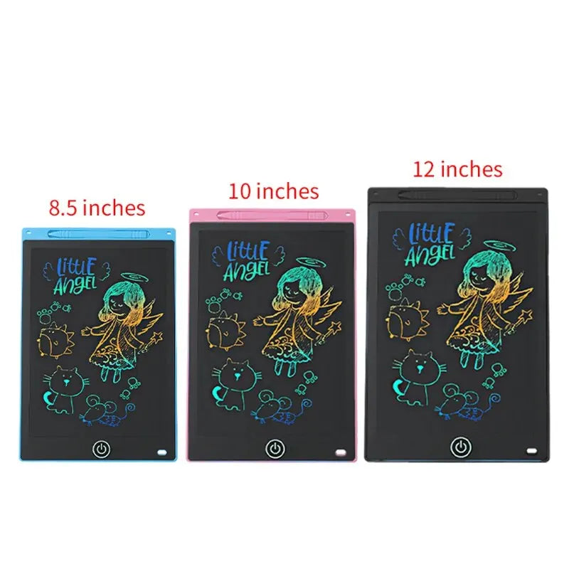 LCD Drawing Tablet for Kids – Rechargeable Erasable Board with Pen